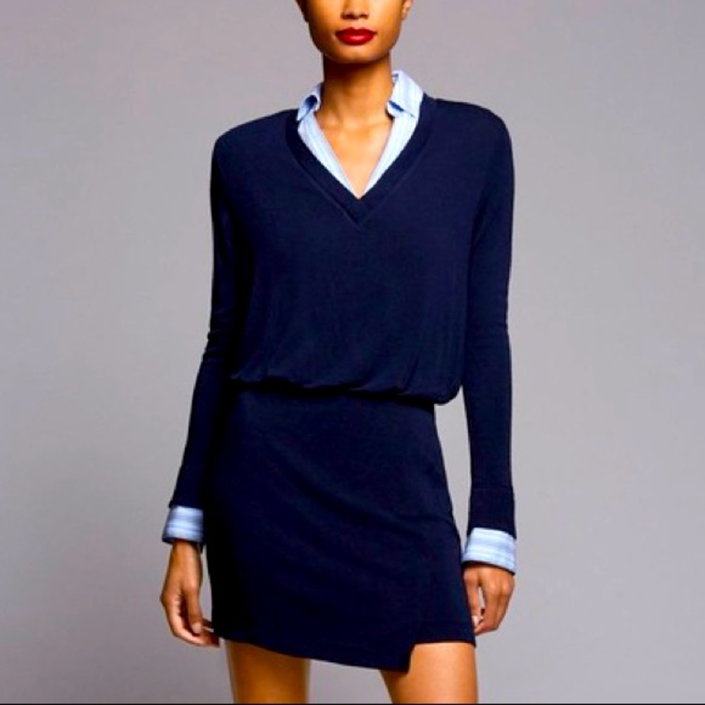 NWT Bailey 44 Billie Mixed Media Dress